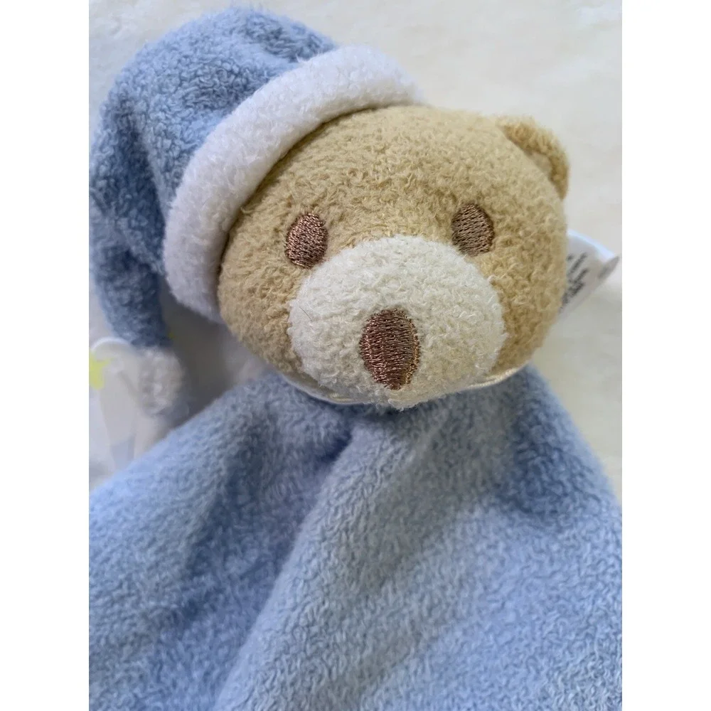 Baby Essentials Blue Puppy‎ Lovey Sailboat Security Blanket Satin Trim RARE NWOT